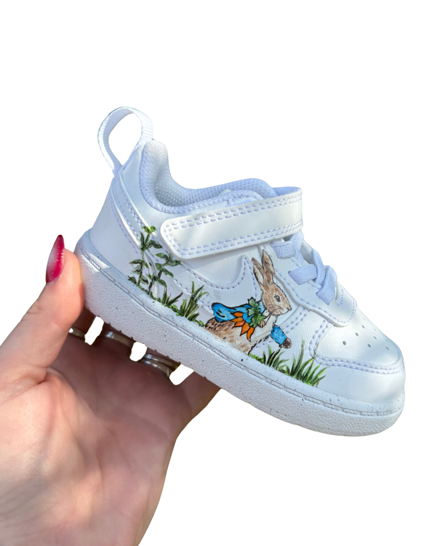 Baby rabbit custom shoes