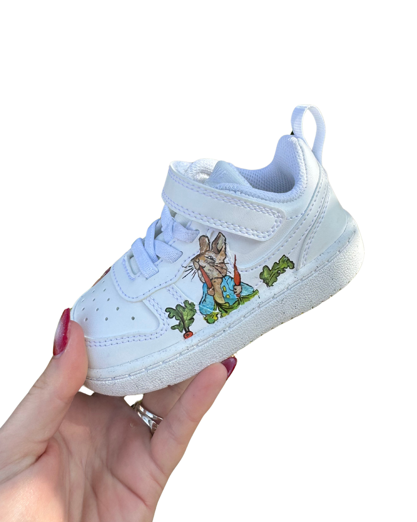 Baby rabbit custom shoes