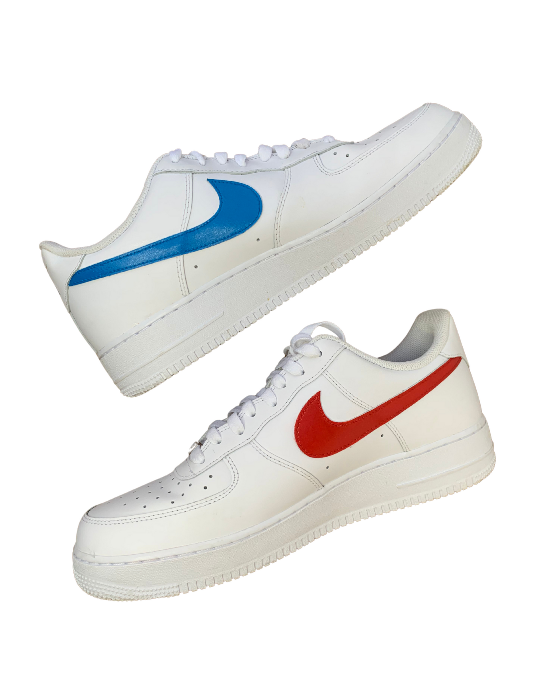 Red and blue snake custom Airforce 1